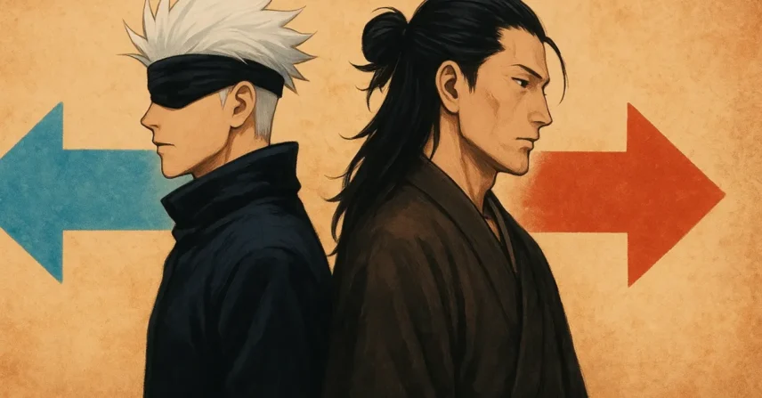 Satoru Gojo Suguru Geto passado amizade rivalidade origem