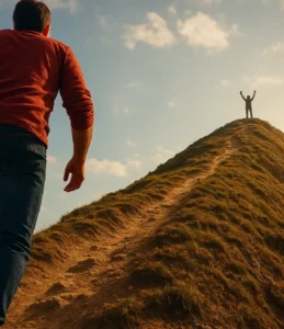 Sonhar subindo morro: esforço pessoal e significado energético