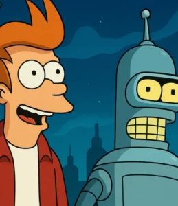 Futurama (1999): Fry e Bender: A aventura épica no futuro!