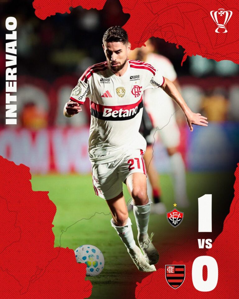 Vitória vence Flamengo por 2 a 0 e avança na Copa do Brasil