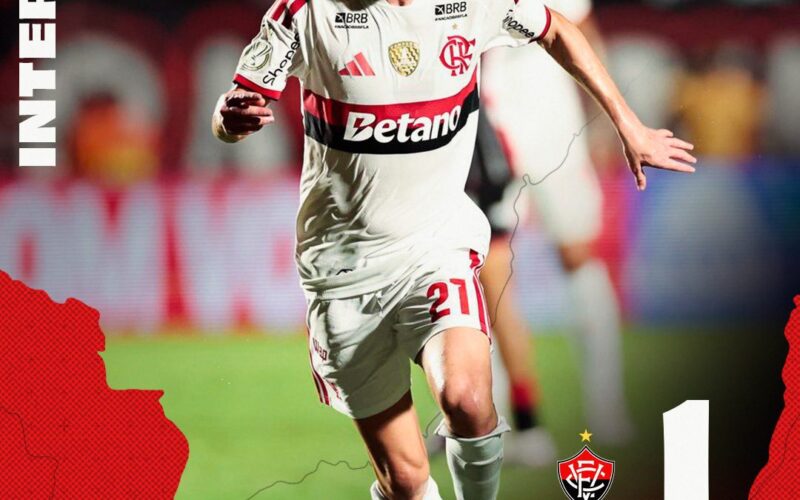 Vitória vence Flamengo por 2 a 0 e avança na Copa do Brasil