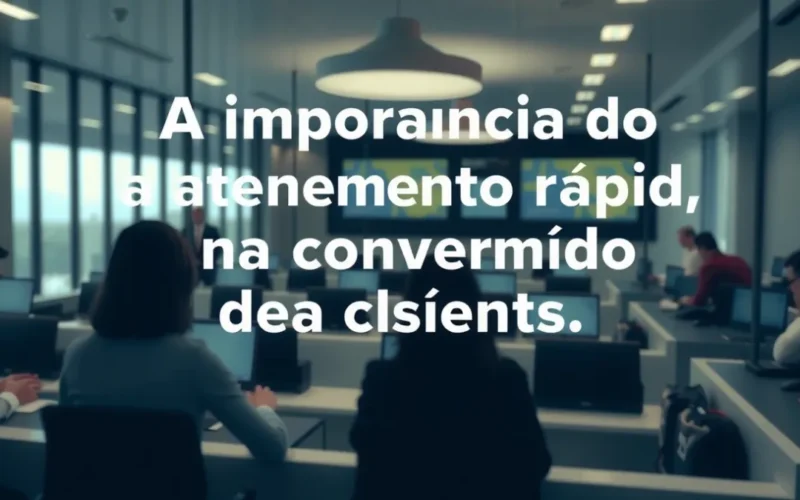 A importância do atendimento rápido na conversão de clientes