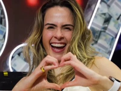 Ana Paula Renault causa euforia em painel no SP2B